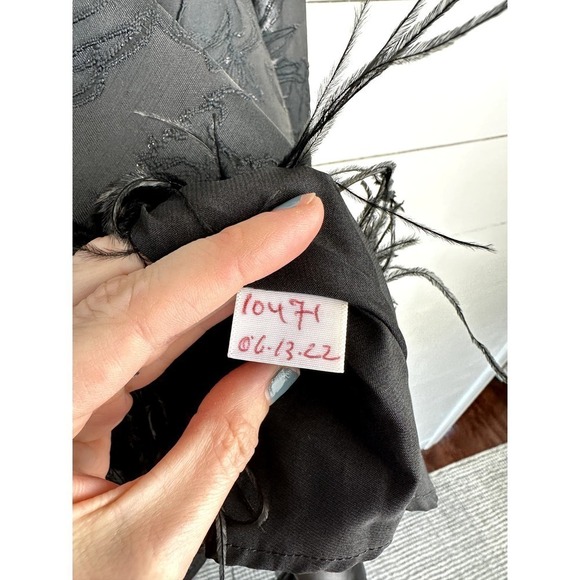 EVA FRANCO Sample Midi Embroidered Detail Through-out Size 4 - Picture 4 of 6